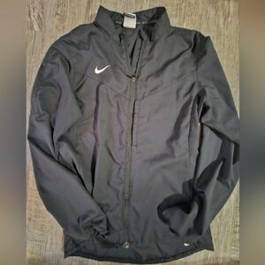Nike Men's Black Windbreaker Jacket